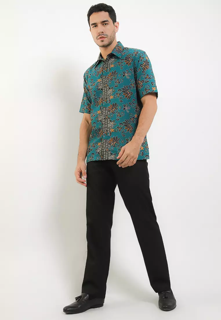 Hem Regular Fit Batik Kembang 1