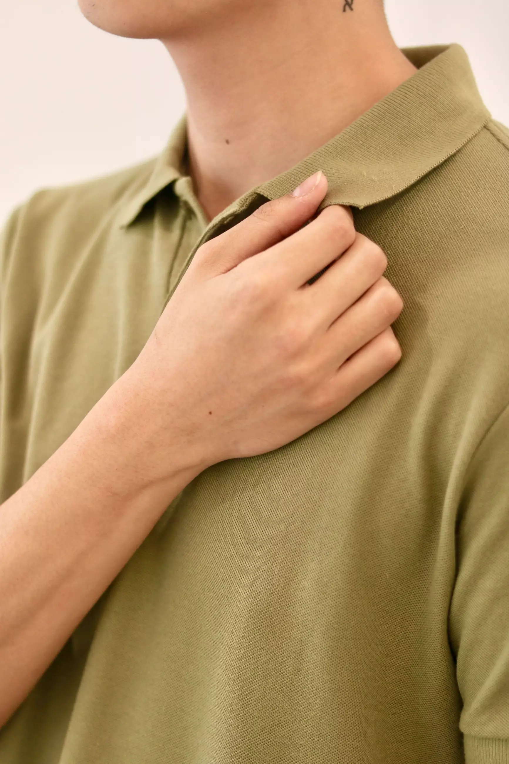 Kale Park Olive Green / Kaos Polo Pria Lengan Pendek Kerah / Polo Shirt Slim Fit