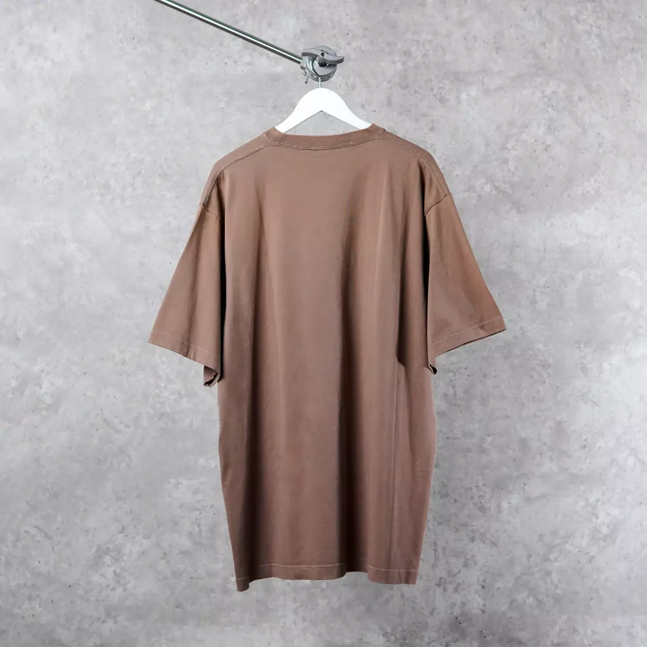 Kaos BALENCIAGA TEXT BLACK TAUPE TSHIRT 100% ORIGINAL