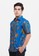 Banyu Mili blue Kemeja Slimfit Batik Lengan Pendek Almere 7AFE2AA2B4250AGS_5
