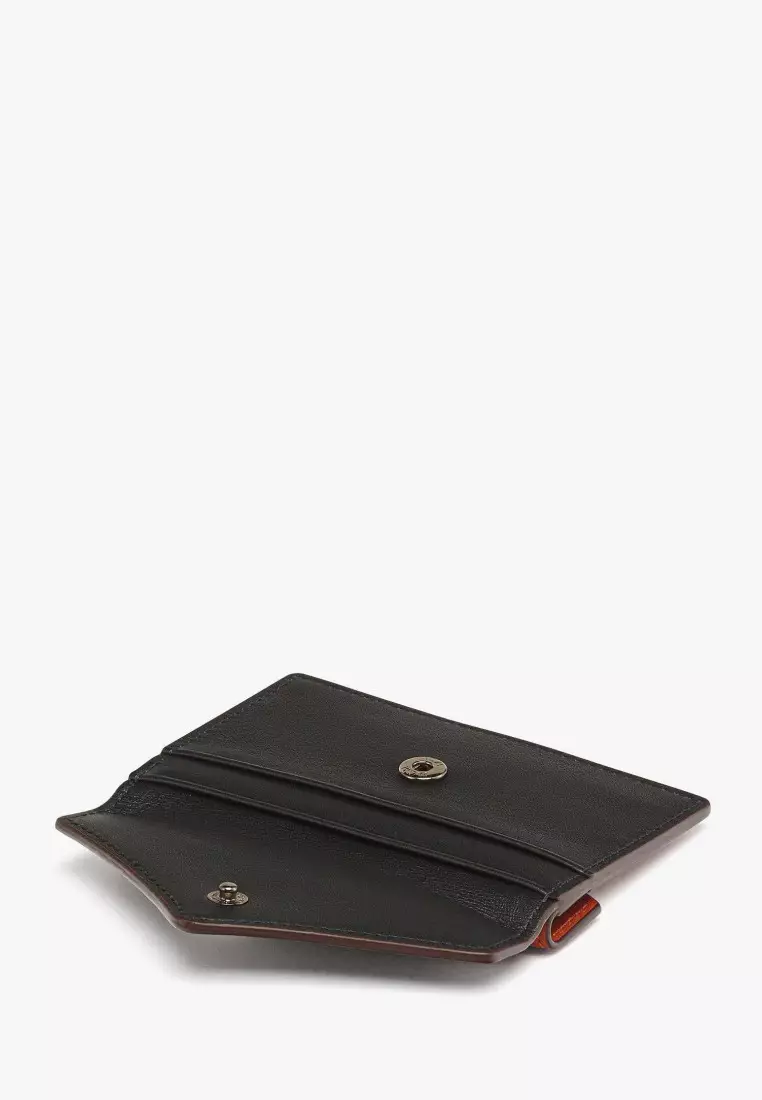 Buy MCM Diamond Envelope Card Pouch in Spanish Calf Leather