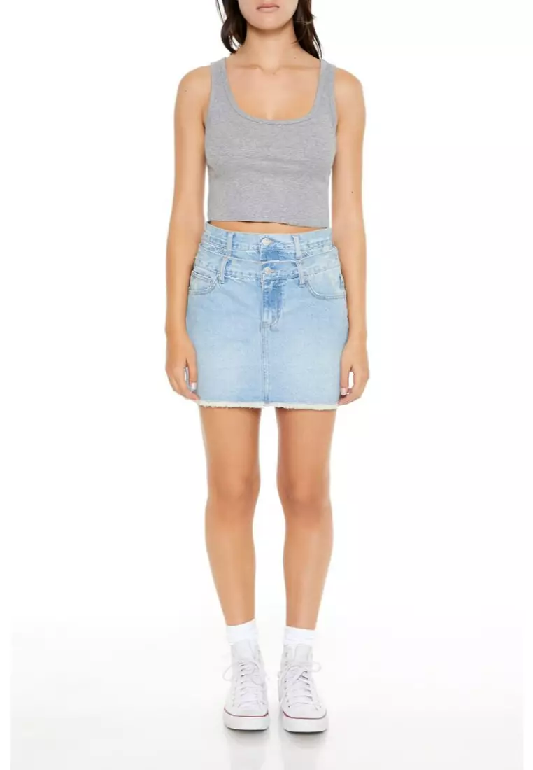 Forever 21 jean mini skirt clearance