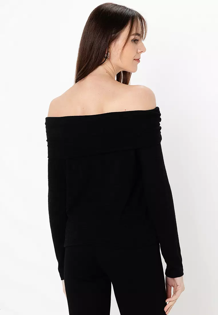 Esther Long Sleeves Off Shoulder Top
