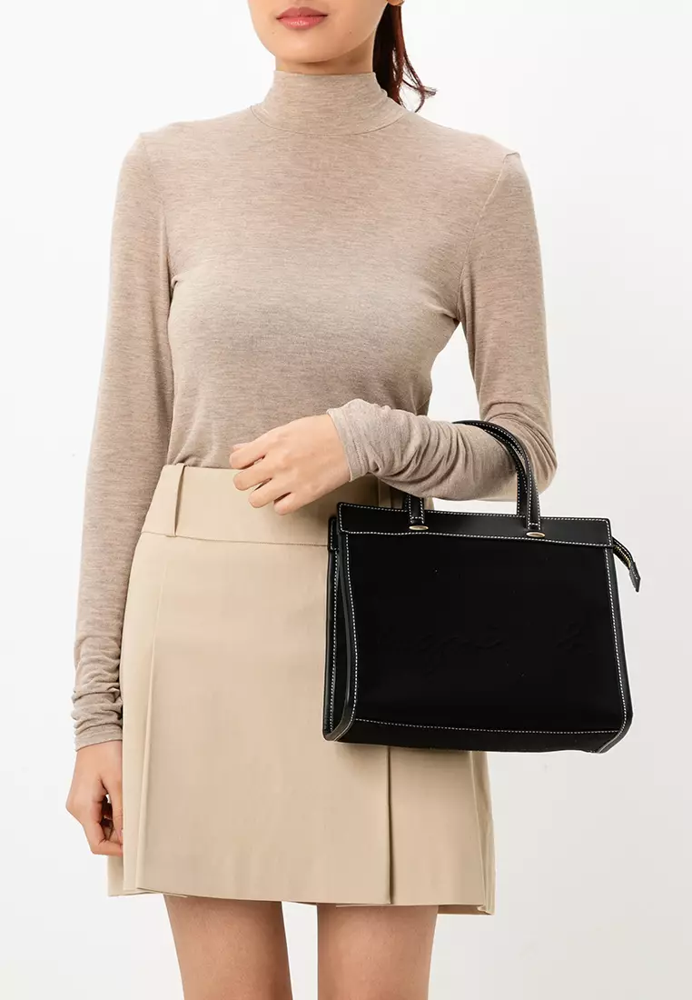 Canvas Small Top-Handle Bag