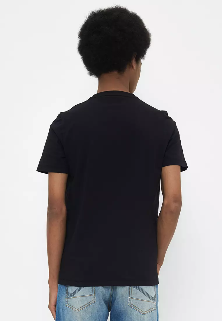 ID-SATU-Black T-Shirt SS