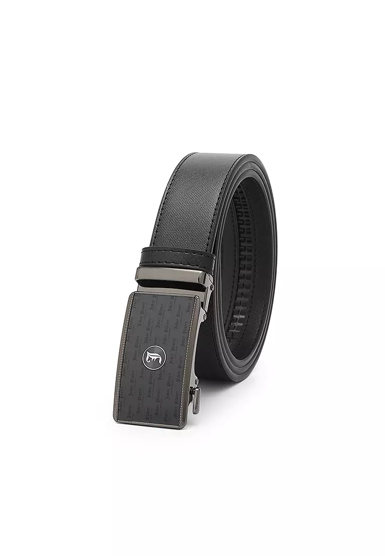 Gift Set - Leather RFID Wallet + 35mm Automatic Buckle Belt (禮盒 - 皮具錢包 + 腰帶) - 棕色 / 黑色