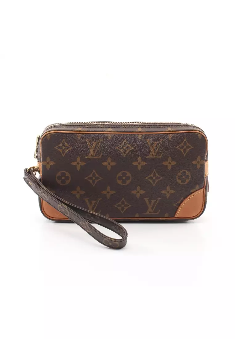 Louis Vuitton Pochette Double Rabat Monogram Canvas 2way Bag