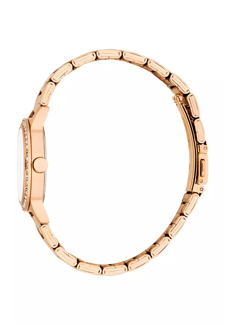 Esprit Daisy Rose Gold Stainless Steel Analog Watch For Women EES1L459M0045