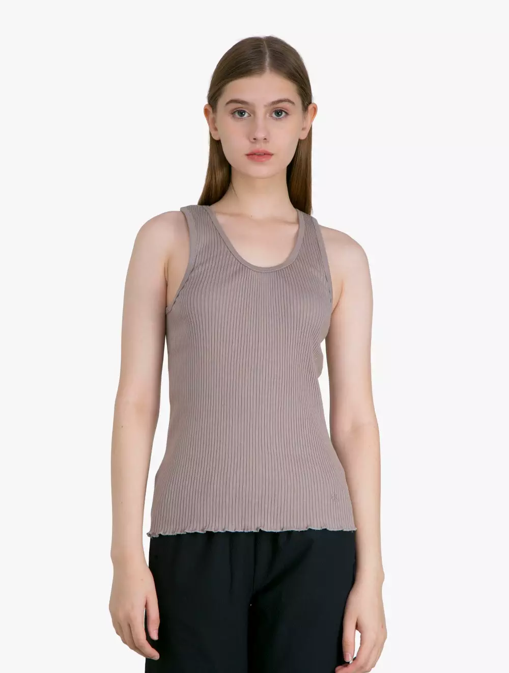 Calvin Klein - Hero Tubular Lip Tank Top - Brown - brown