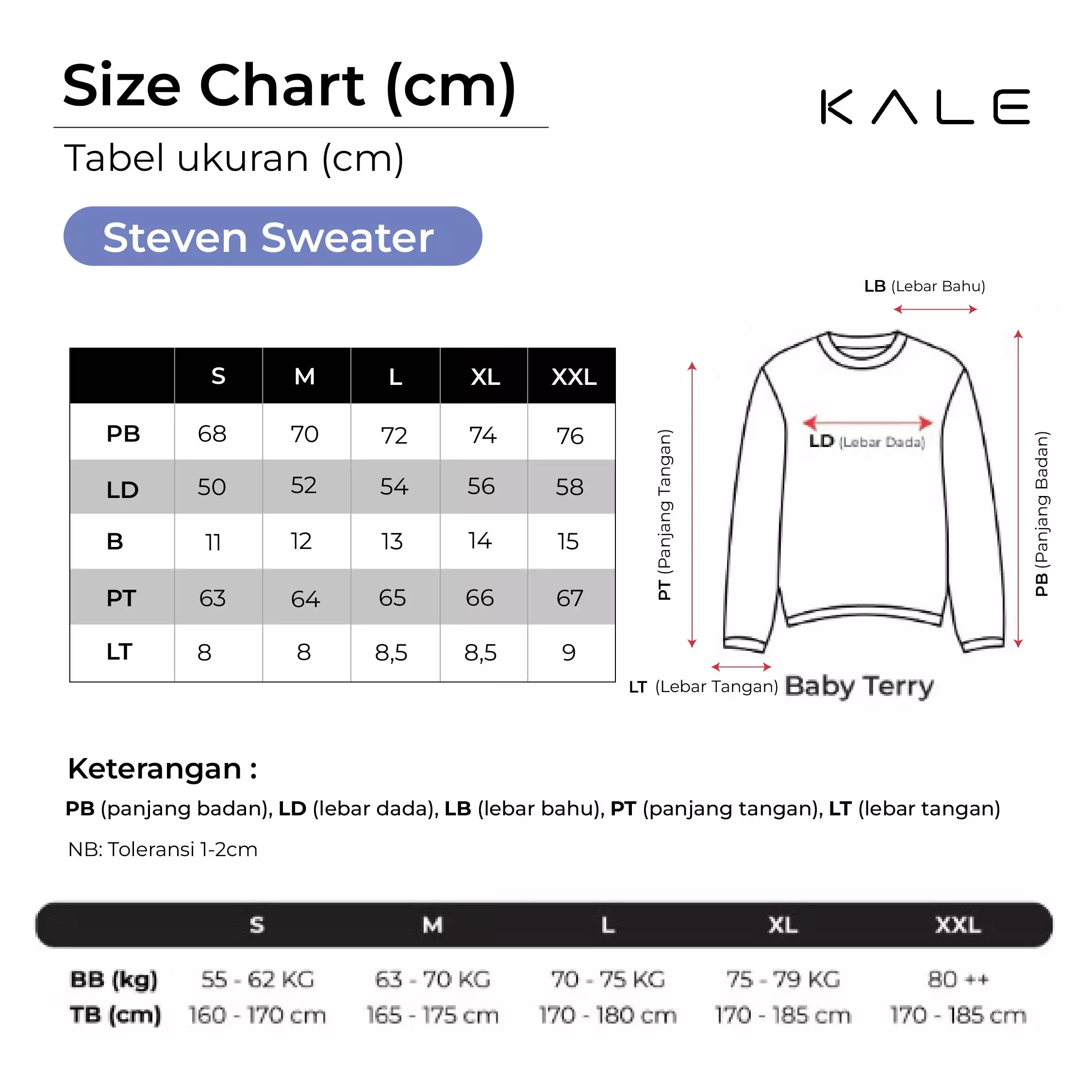 Kale Steven Black / Sweater Pria