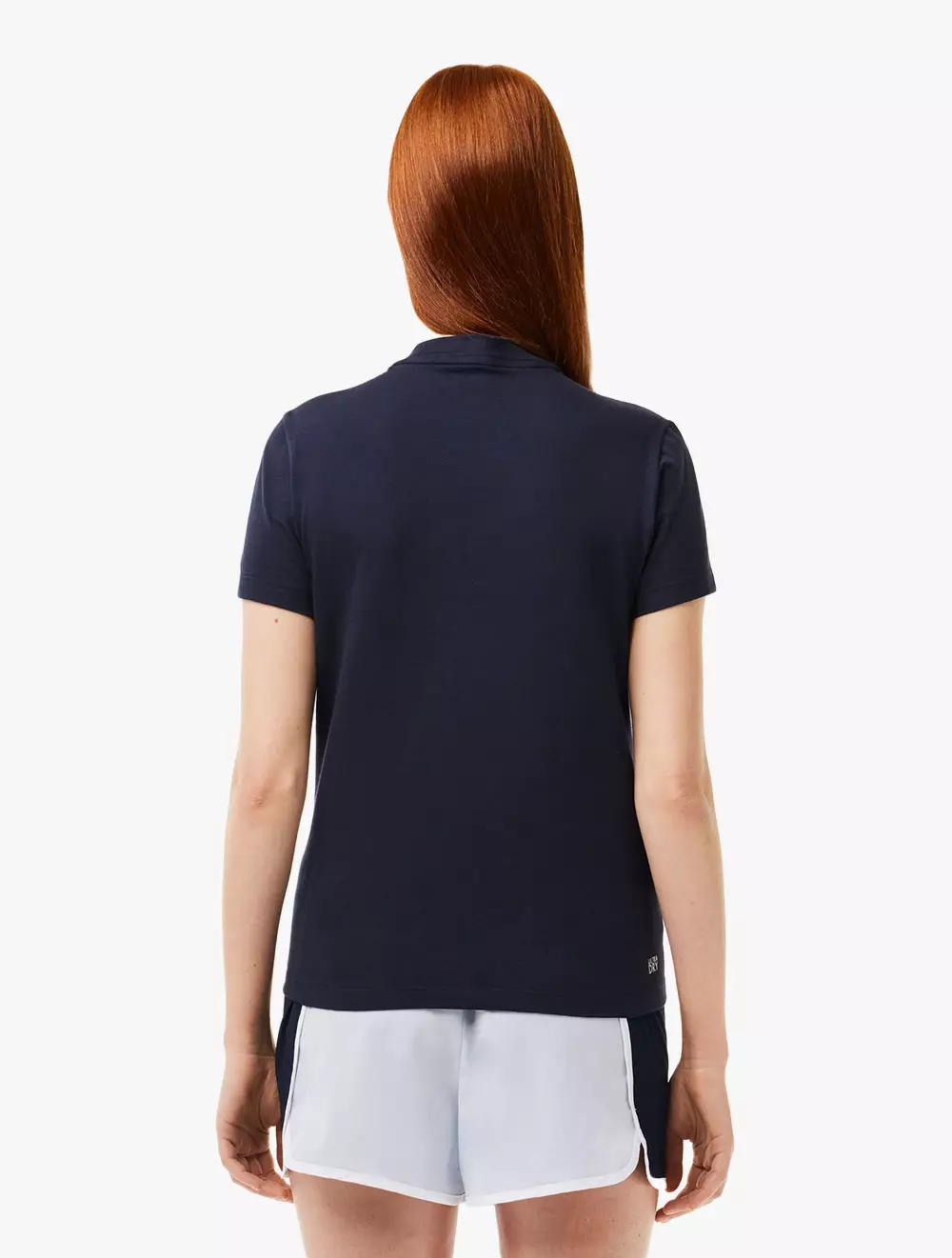 Women's Lacoste SPORT Organic Cotton Ultra-Dry Jersey T-Shirt - Blue
