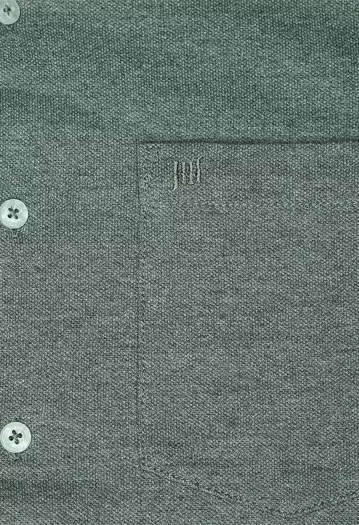Johnwin - Kemeja Formal Pria - Model Basic - Katun Knitting - Lengan Panjang - Slim Fit - Milan Collection
