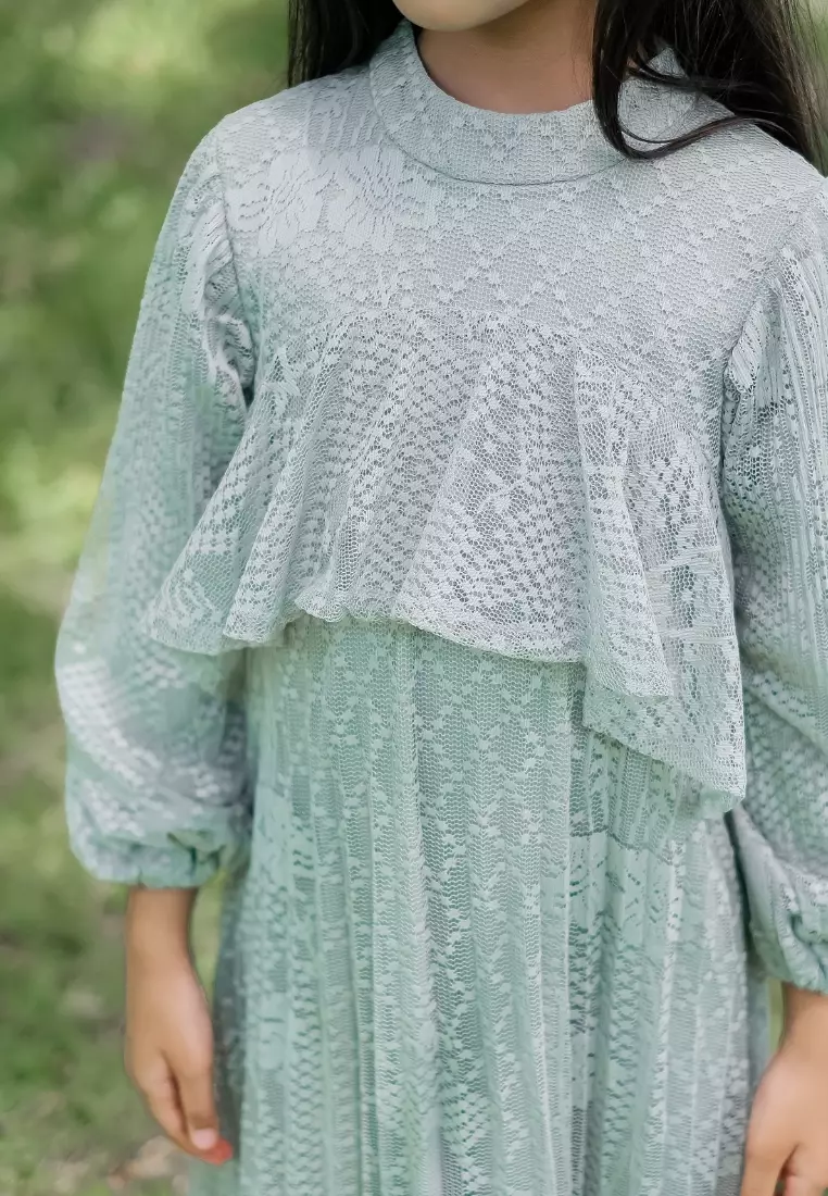 Mileva Dress - Soft Sage Kids