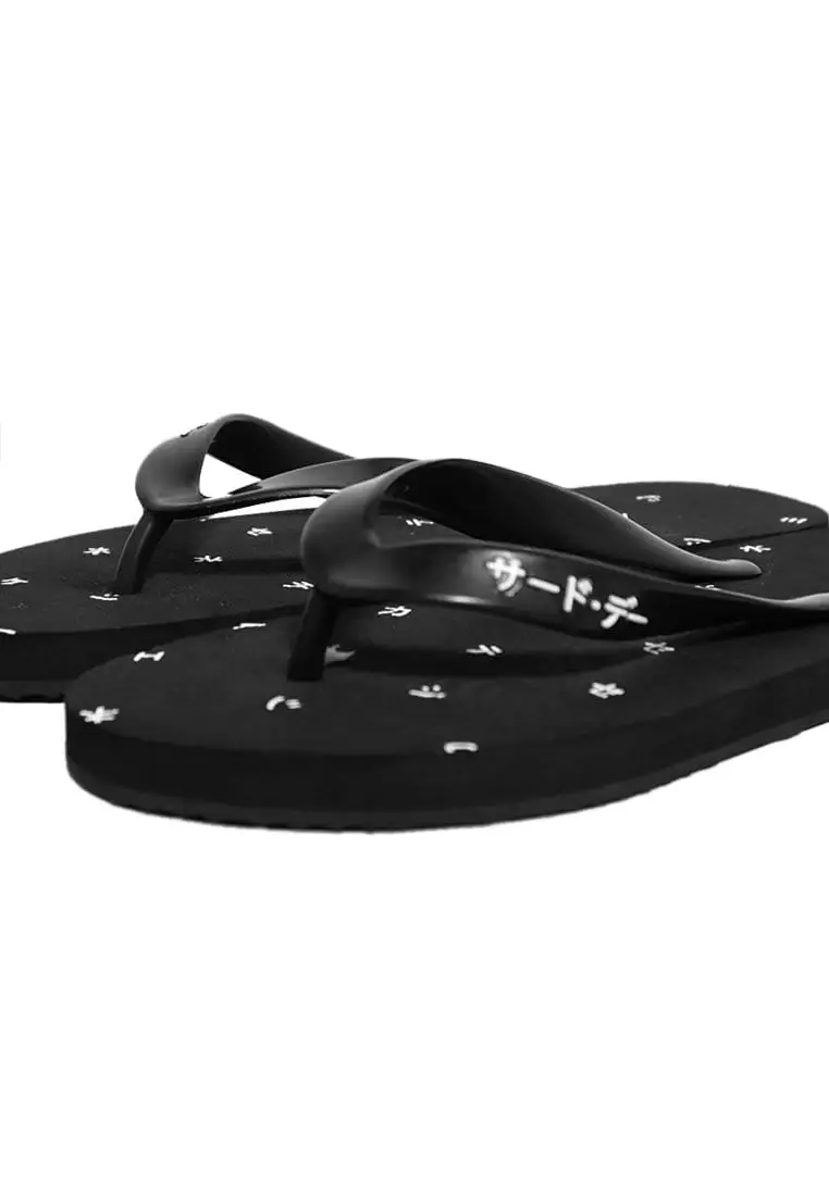 AMB05 Sandal Jepit Pria Hitam Katakana
