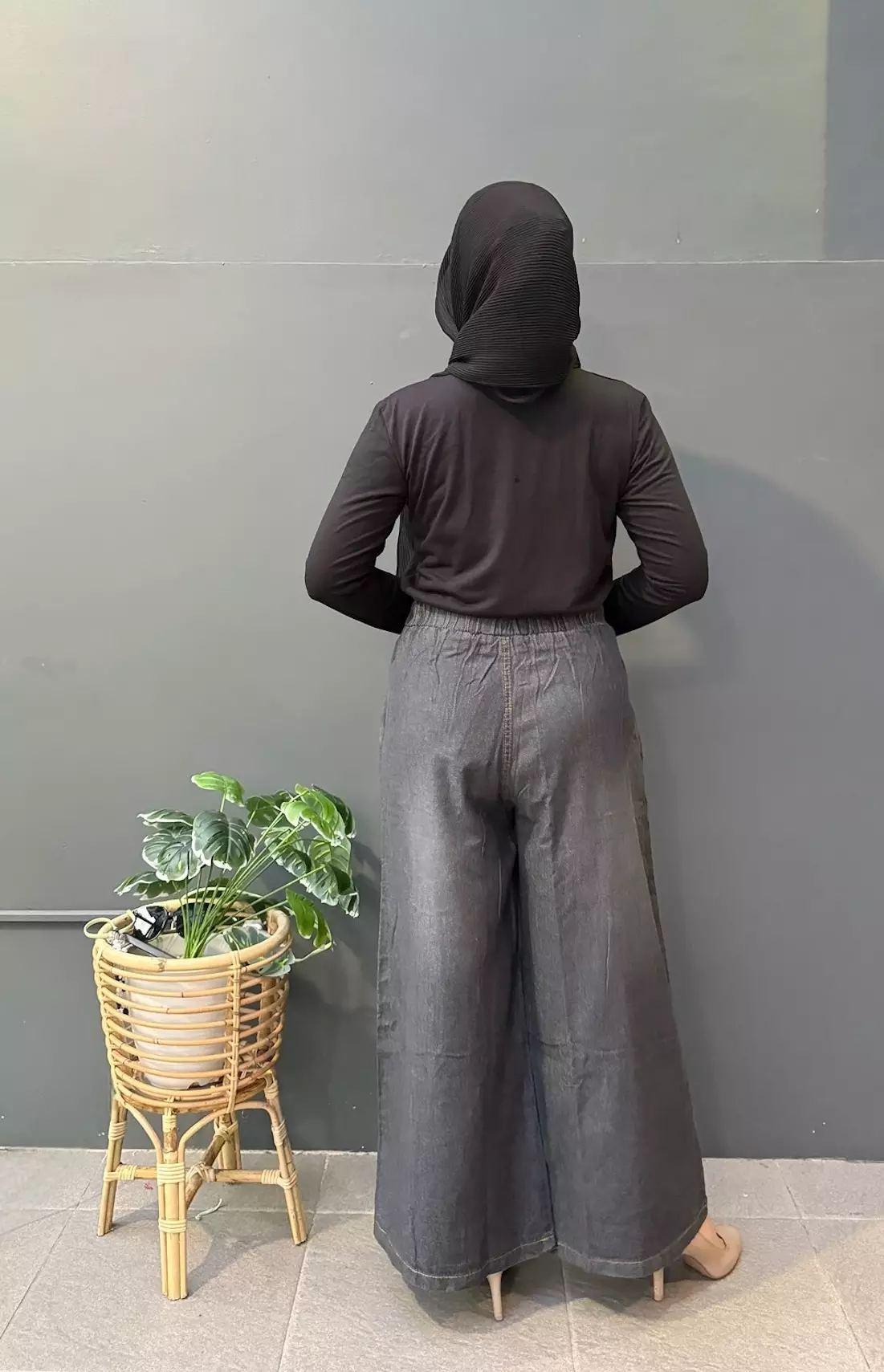 Keyla Cullote (Celana Kulot Denim Basic) Fit BB 80 kg