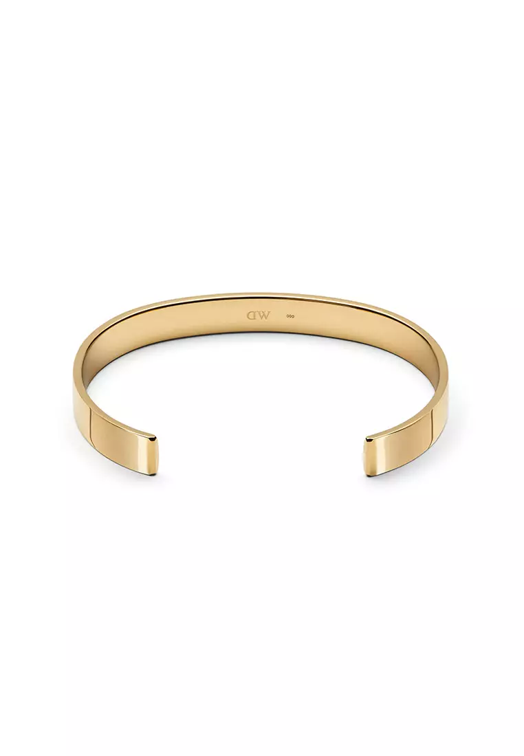 Line Cuff Polished Gold 7mm - Unisex Bracelet for women and men stainless steel Bracelet DW Official Authentic Original gelang tangan perempuan lelaki DW