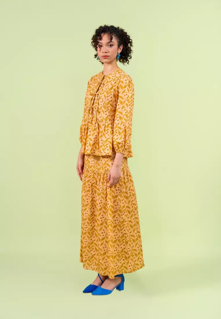 Bayu Somerset Tallulah Set Ribbon - Petalwhim Cream