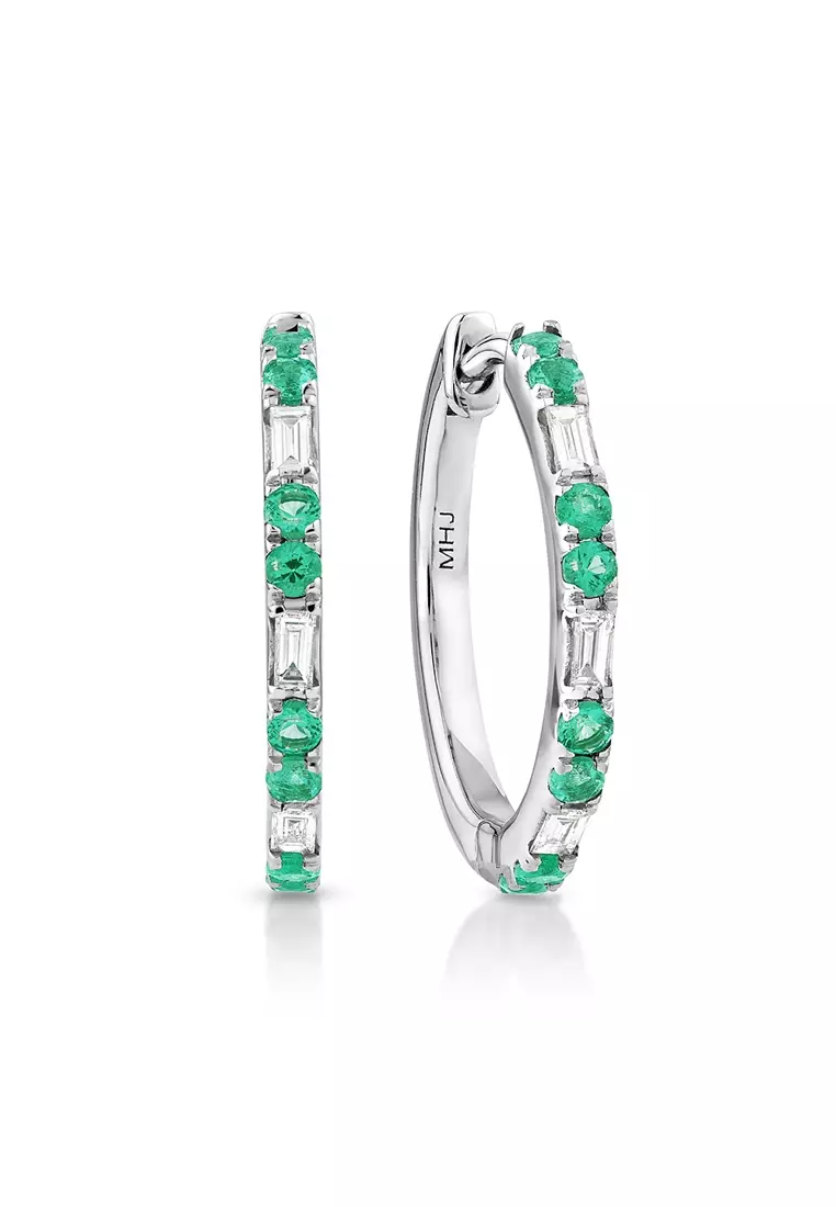 Michael hill diamond hoop on sale earrings