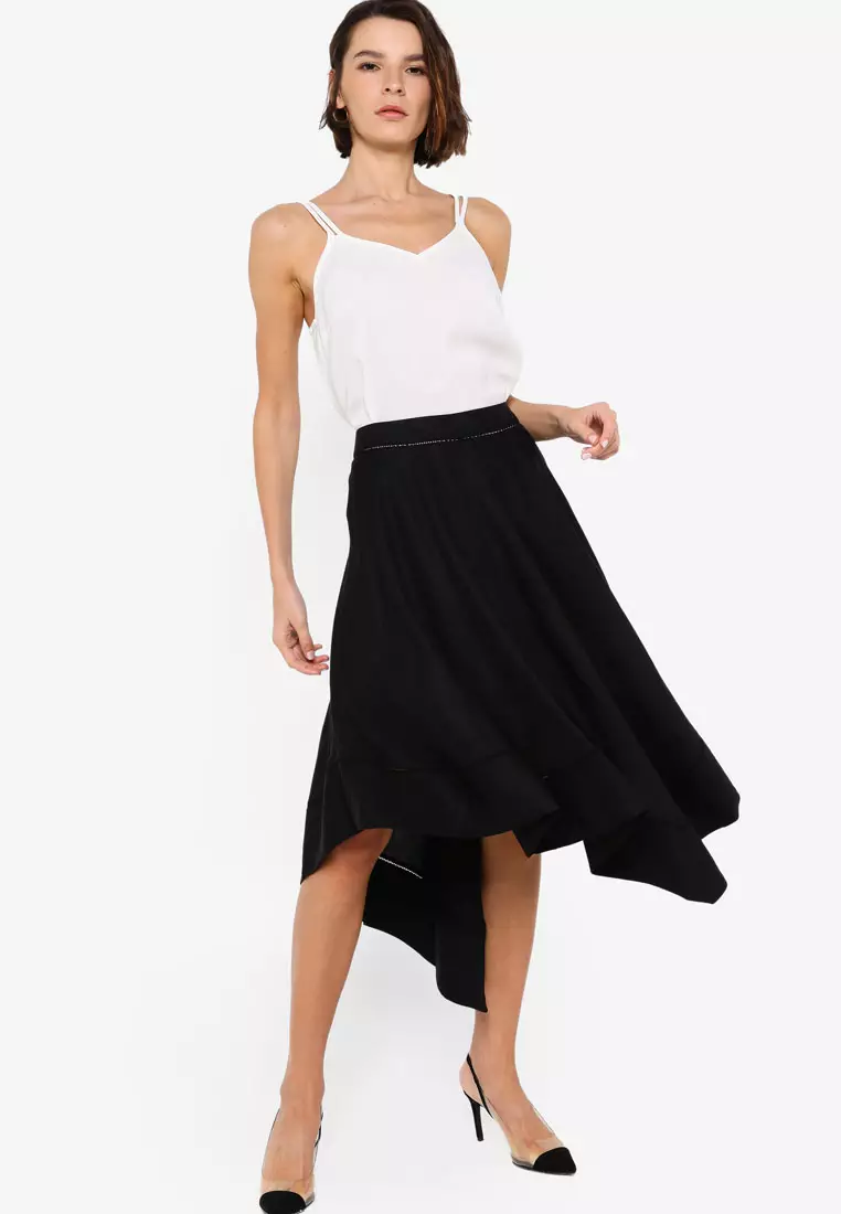 Calvin klein linen skirt clearance