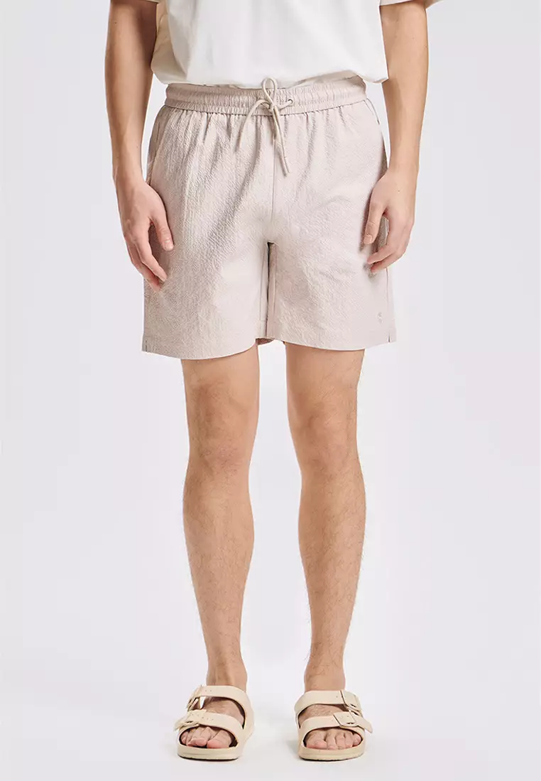 Modern Fit Swim Seersucker Shorts