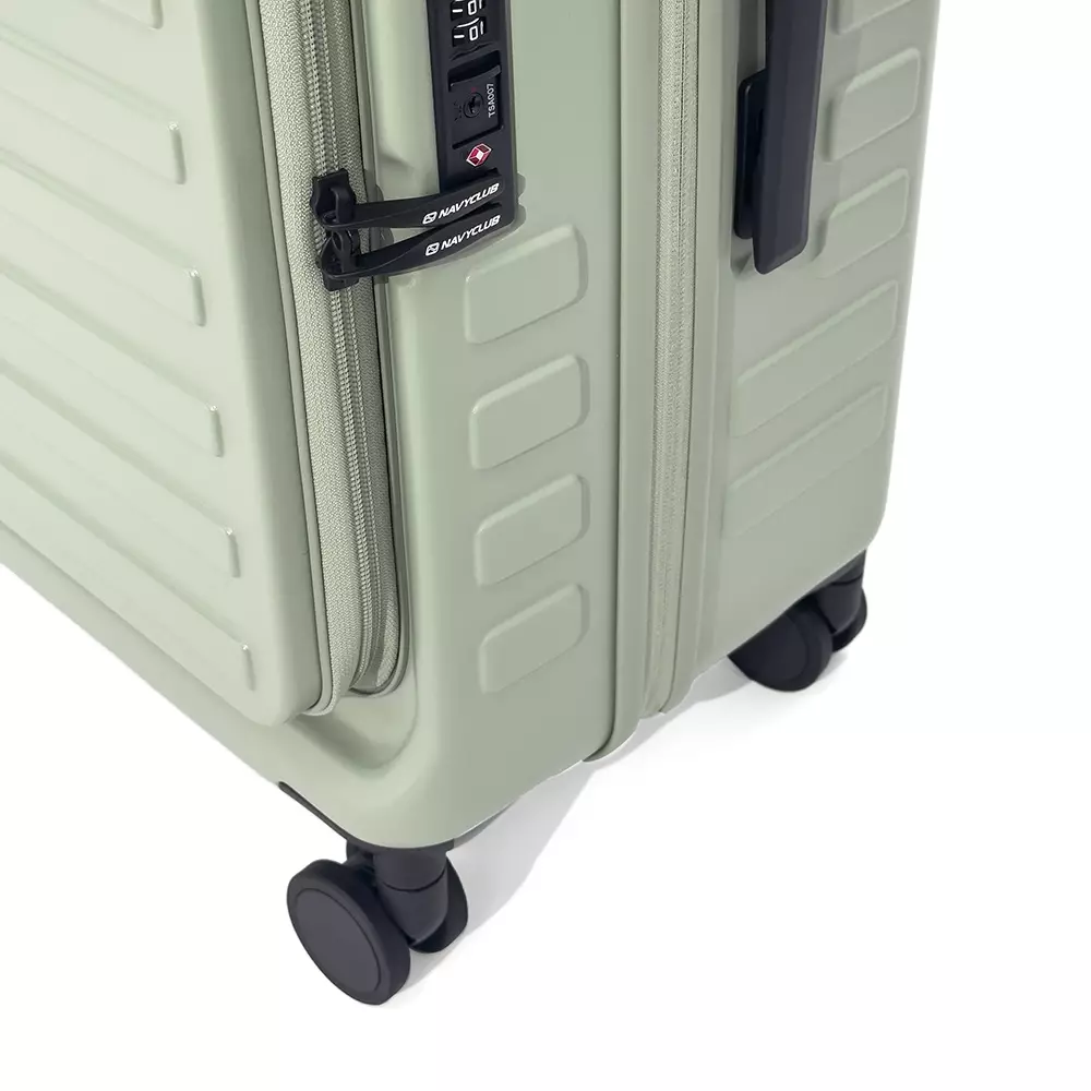 Navy Club Iconic Koper Hardcase - Koper PC 4 Roda Putar TSA Lock - Size 29 Inch Free Cover Koper