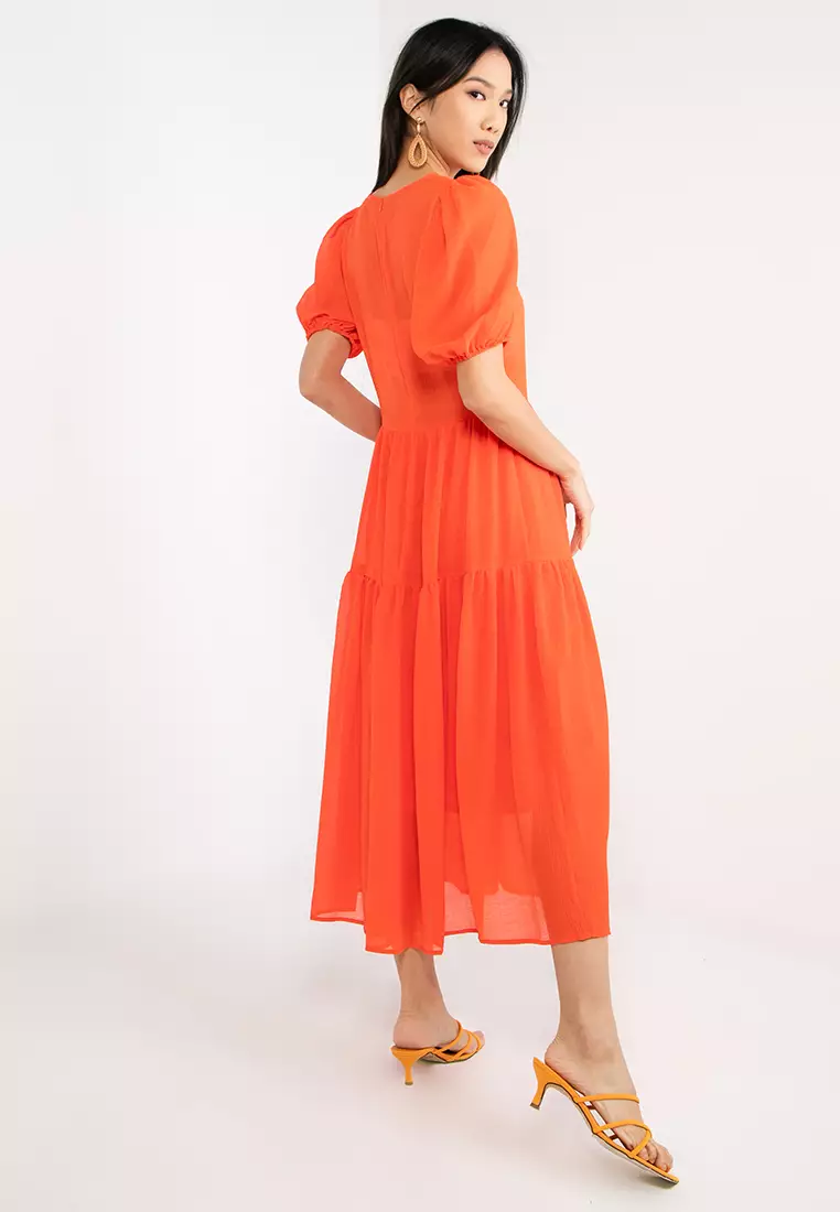 Buy Never Fully Dressed Abigail Dress in Orange 2024 Online