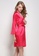 SMROCCO red Silk Like Women Robes L8008 (Red) 2BCBCAA10583EAGS_3