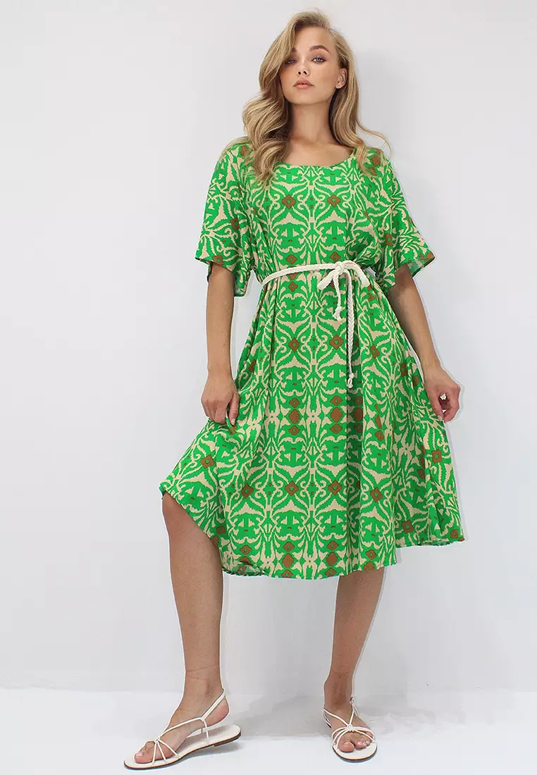 Viscose Midi Dress