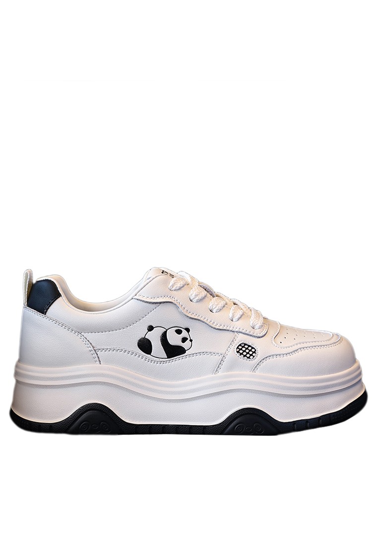 Panda Printed Causal Leather Sneakers RX-T556
