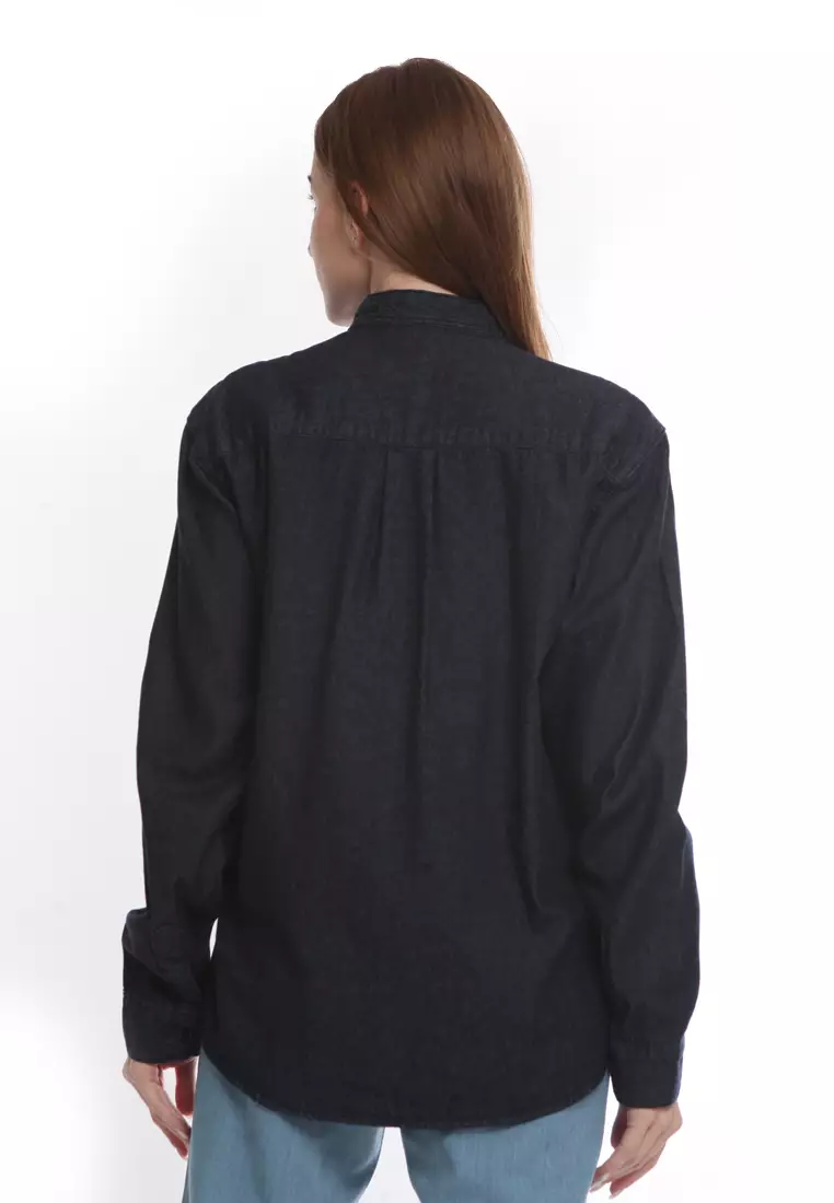 Tunic Denim Krah Mandarin KT282307