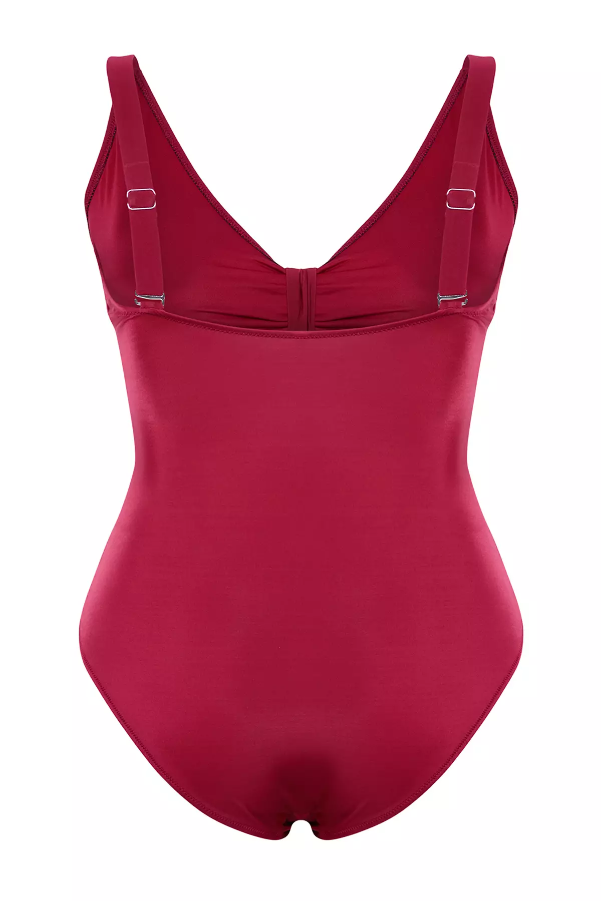 Plus Size Tie Front Cut-Out Swimsuit