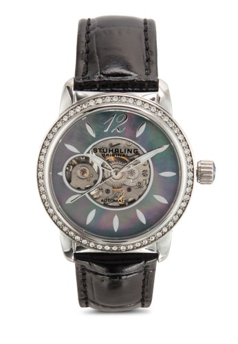 Stuhrling Original 856.02 Delphi 鏤空錶盤自動機芯女錶, 錶類esprit 台中, 飾品配件