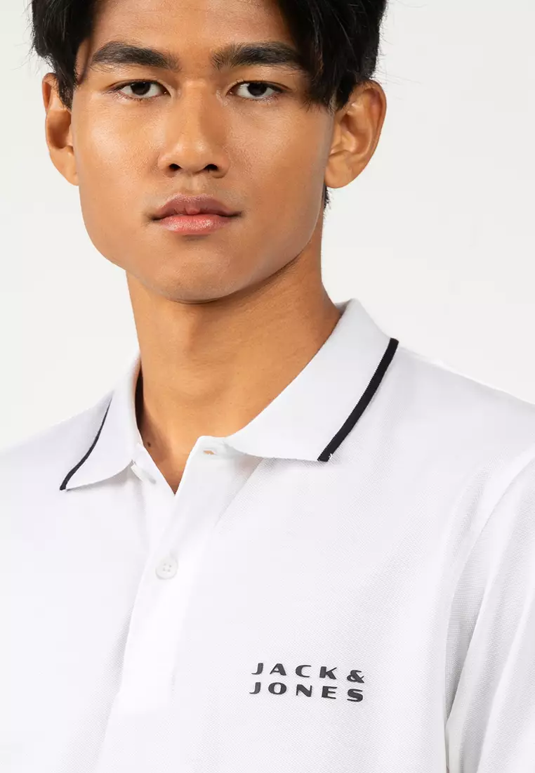 Print Short Sleeves Polo Shirt
