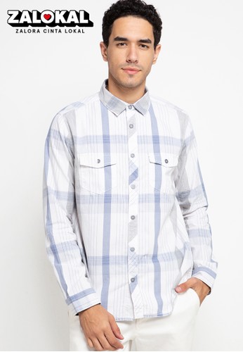 Jual Watchout Jeans Long Sleeve With Collar Original Zalora Indonesia