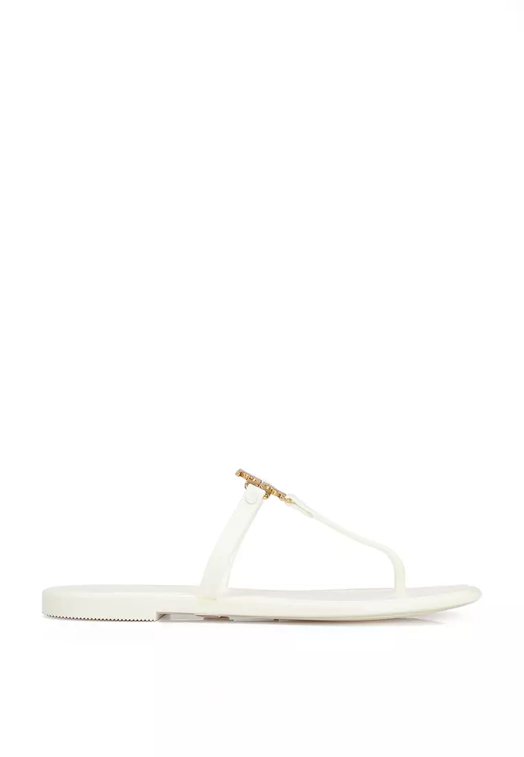 Discount on Tory Burch  shoes - SKU: Roxane Jelly Logo-Plaque Sandals (Nt)