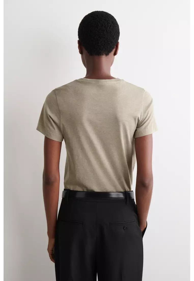COTTON CREW-NECK T-SHIRT