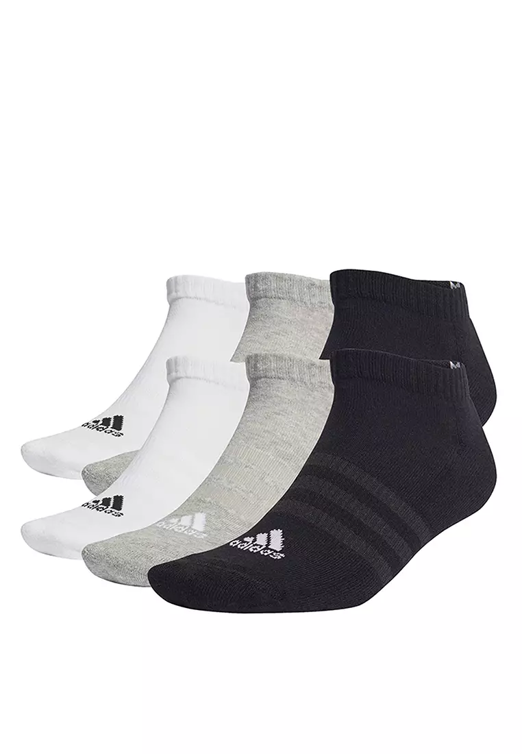 ADIDAS cushioned sportswear low-cut socks 6 pairs 2024 | Buy ADIDAS ...