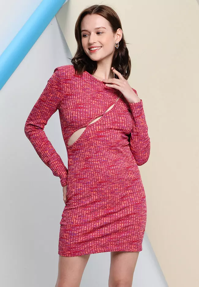 Buy TOPSHOP Space Dye Mini Dress in Multi 2024 Online ZALORA