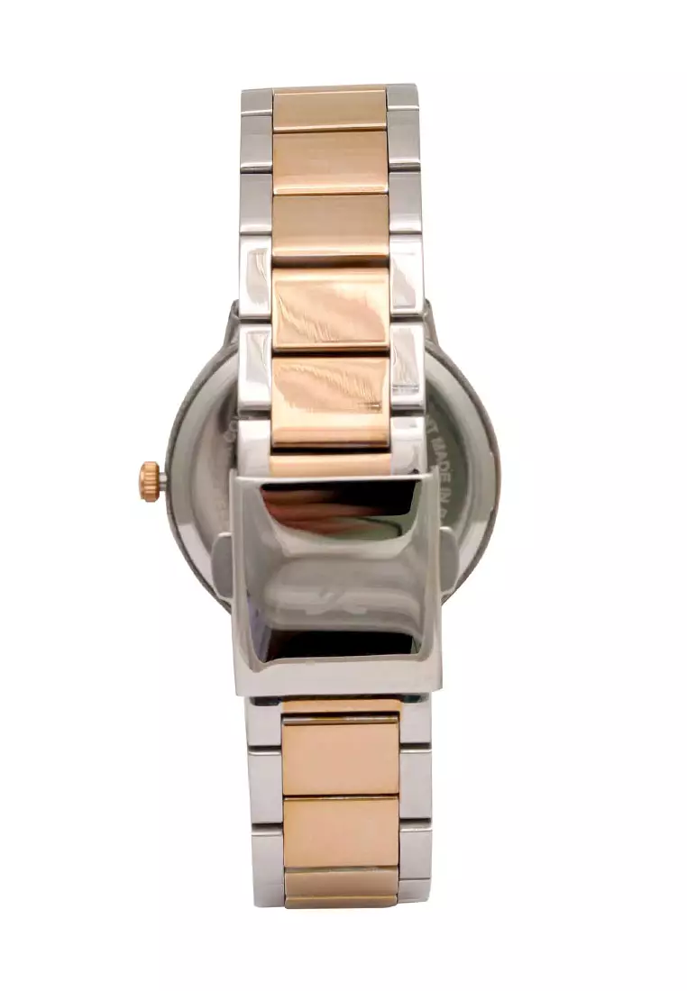 Daniel Klein Jam Tangan Couple - Silver Rosegold - Stainless Steel - DK11976-2