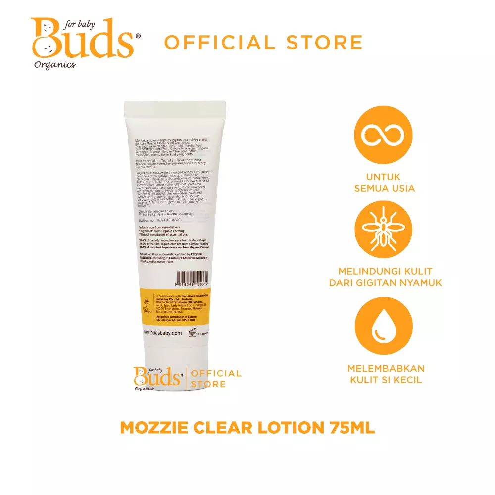 Mozzie clear lotion buds clearance