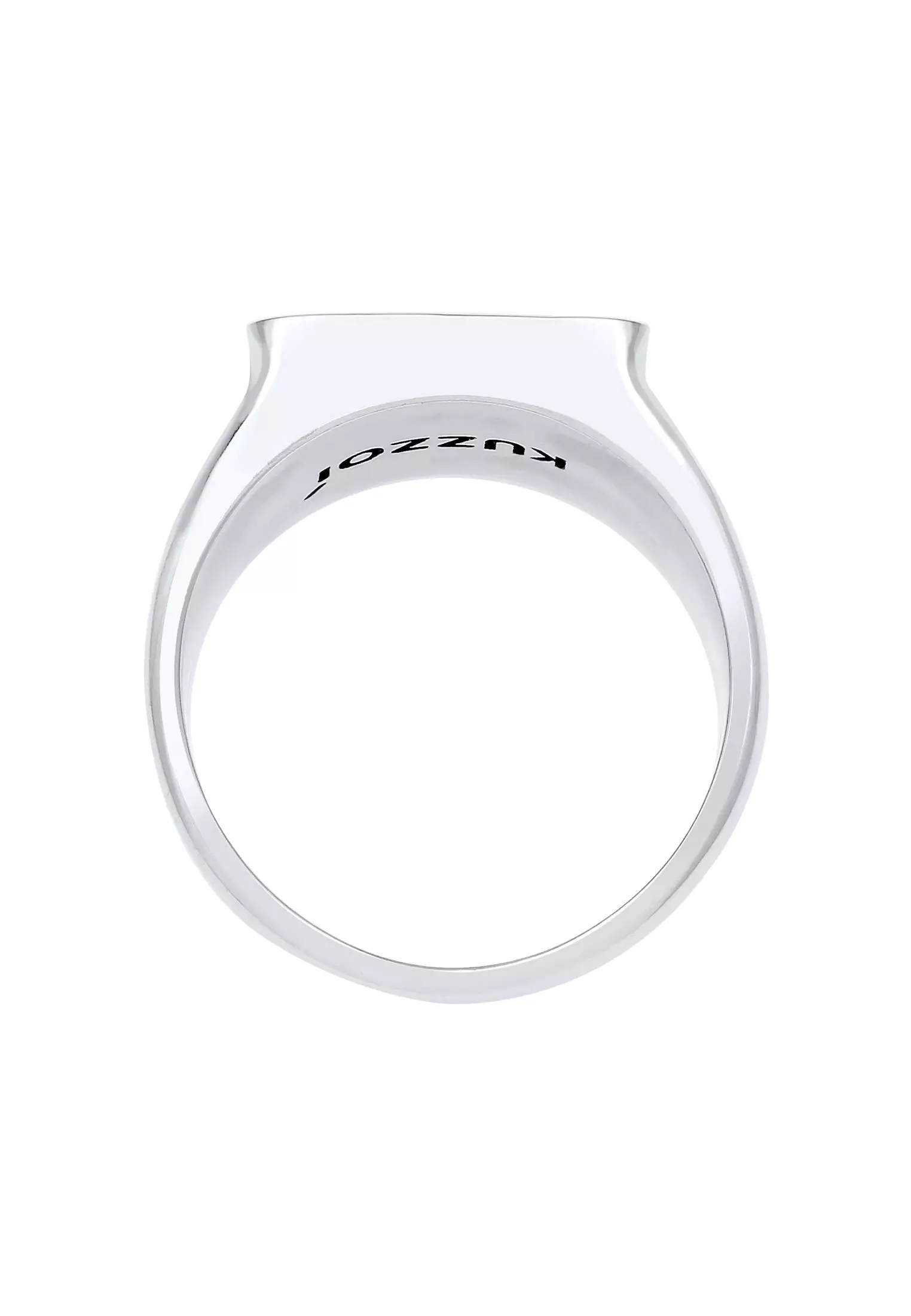 Ring Men Seal Anchor Oxidized