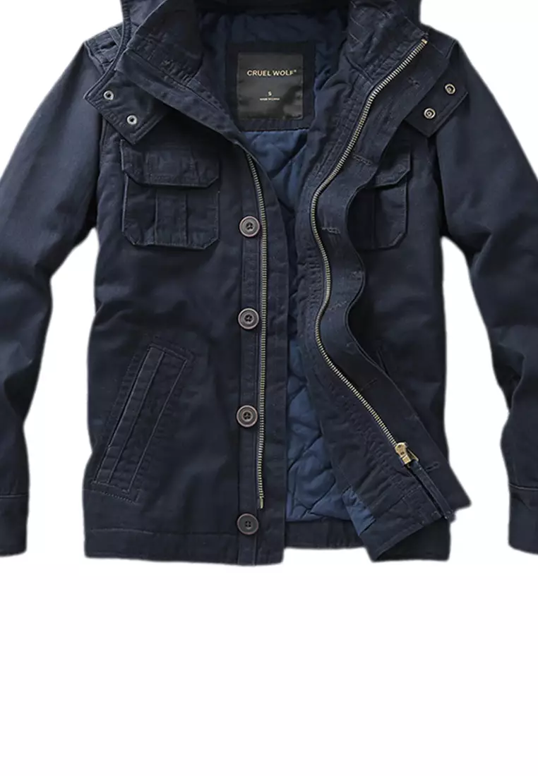 Thick Hooded Jacket QZZ268-1