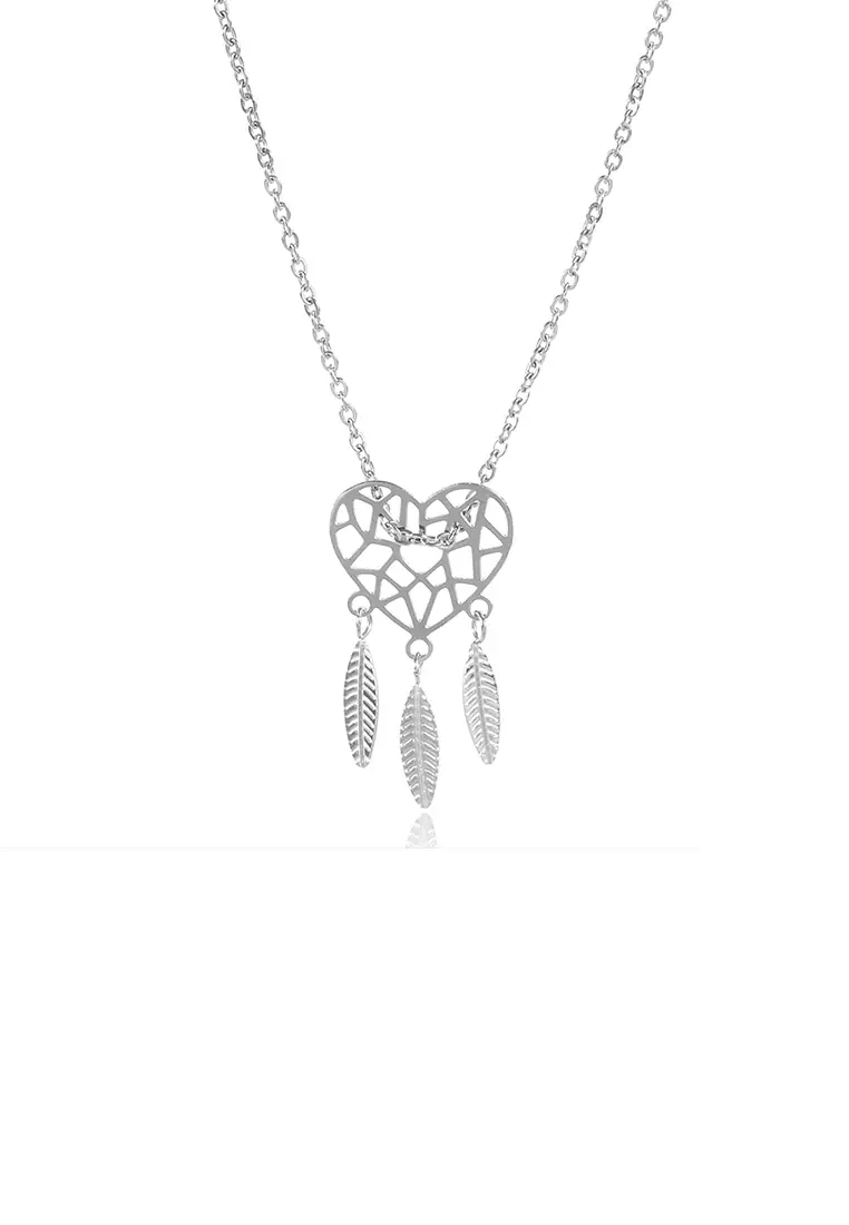 Buy Silverworks Heart Dreamcatcher Earrings and Necklace Set 2024
