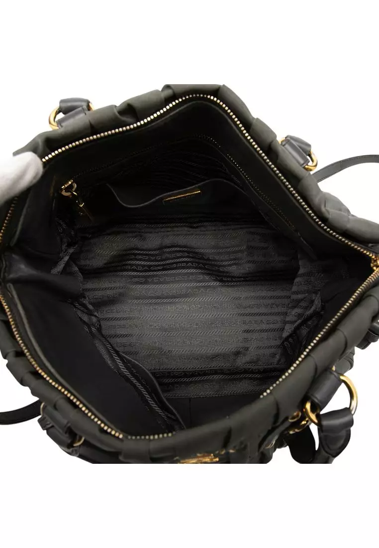 Pre-Loved Prada Tessuto Gaufre Satchel