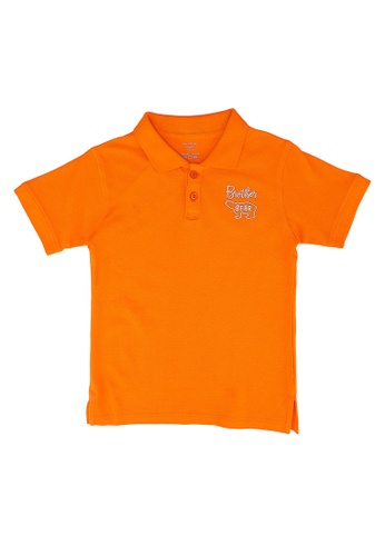 Berrytree Organic orange Kids Pique Polo Shirt: Brother Bear 5E519KA68FE611GS_1