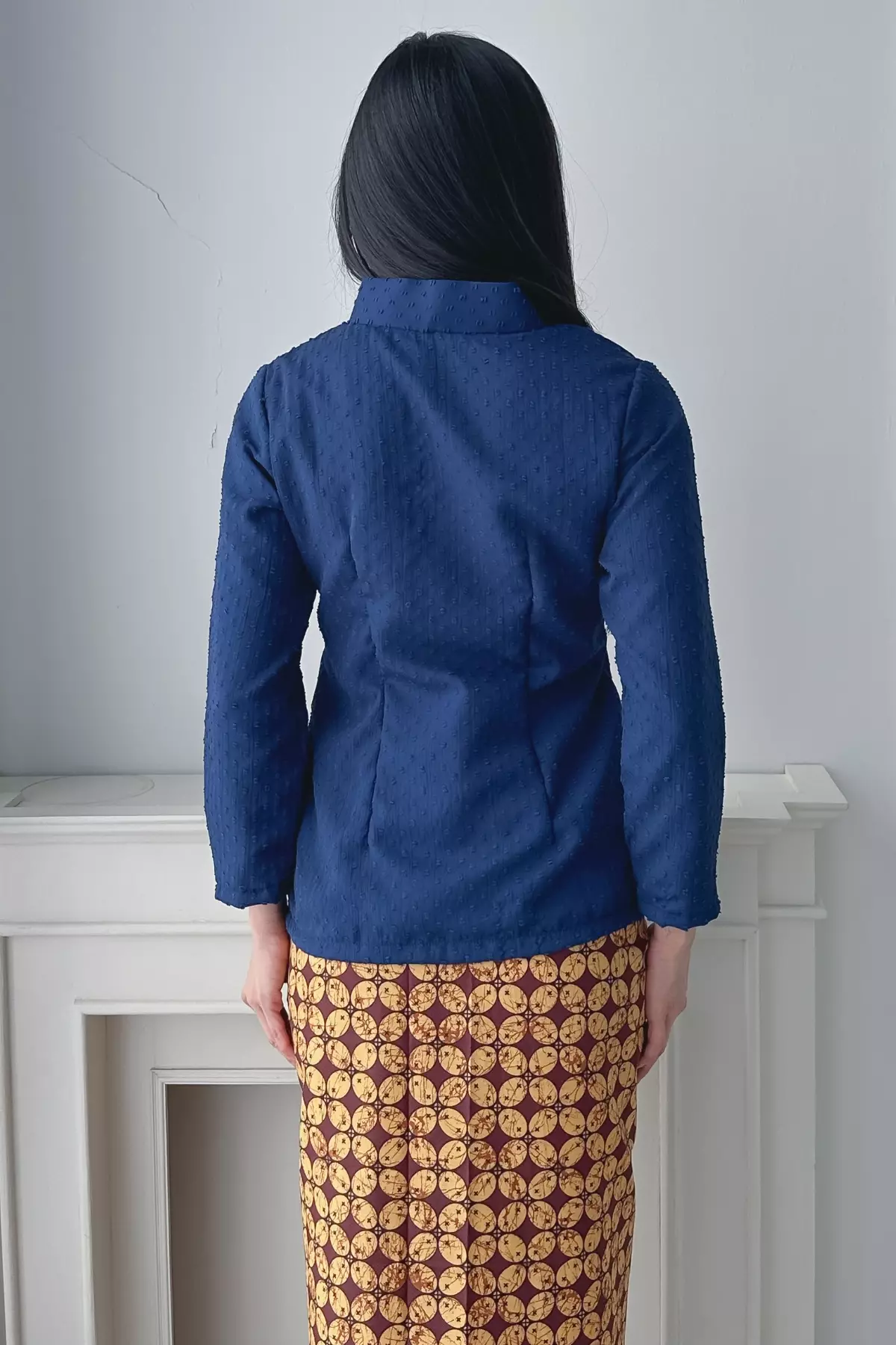 Jeng Dipha Rubiah Biru Kebaya Janggan