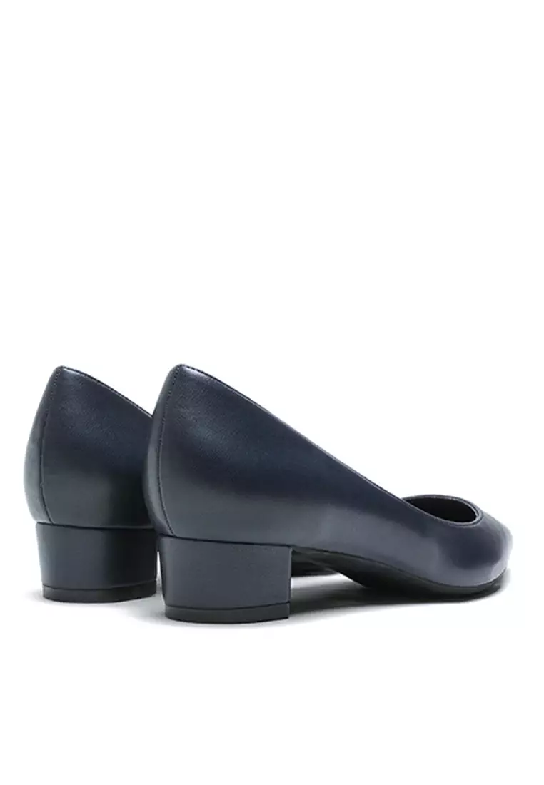 3CM Uniform Pointed Low Heel Shoes HZL231