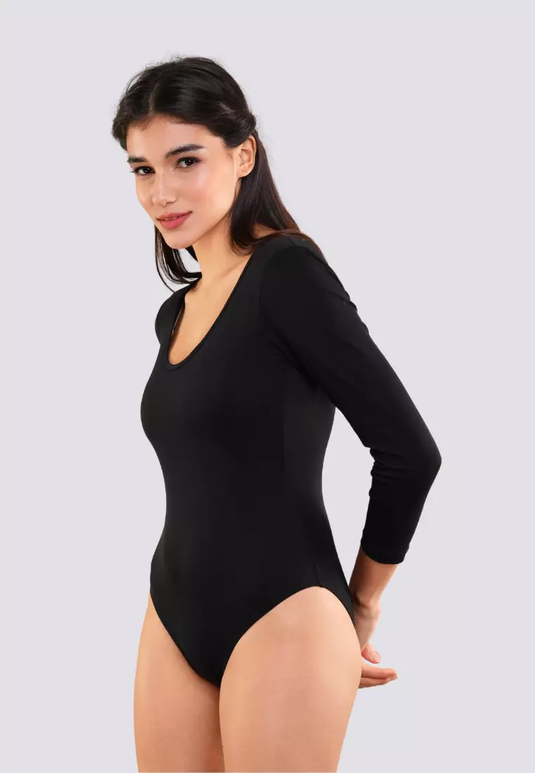 All Day Fitness Long Sleeved Bodysuit