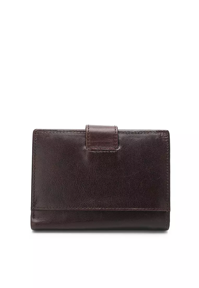 Genuine Leather RFID Wallet (Dompet Kulit Asli RFID Pria) - Cokelat