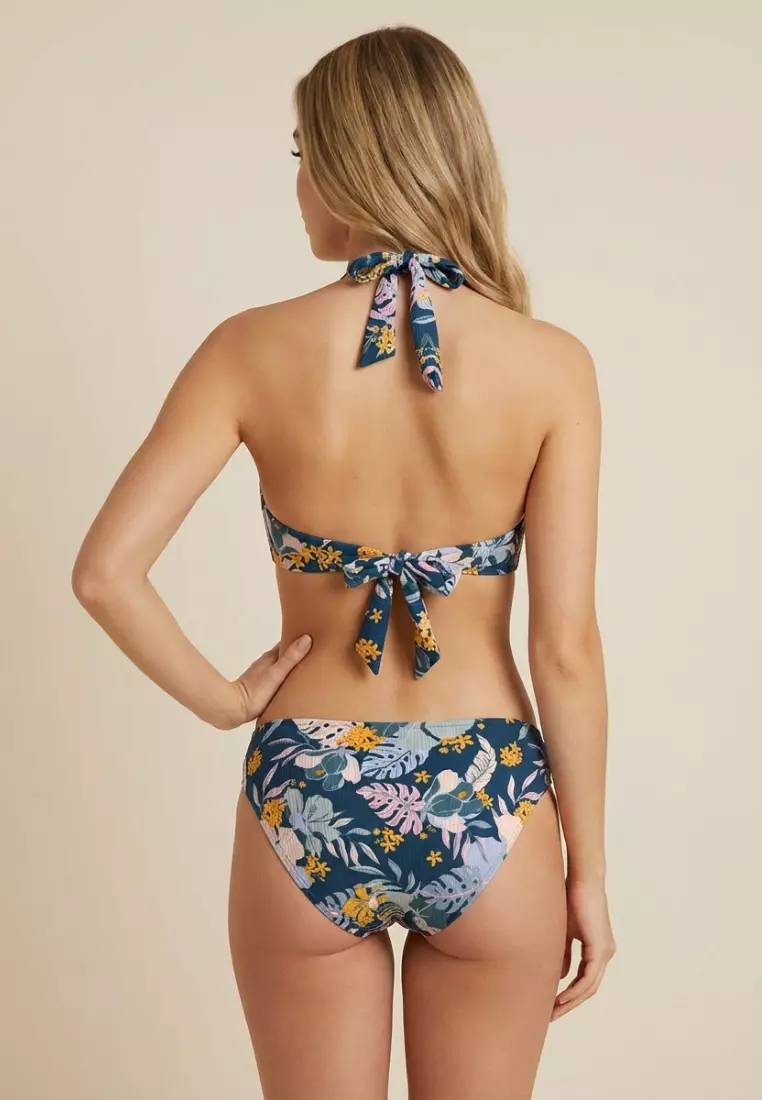 Daydream Moonstone Tie Front Halter Top